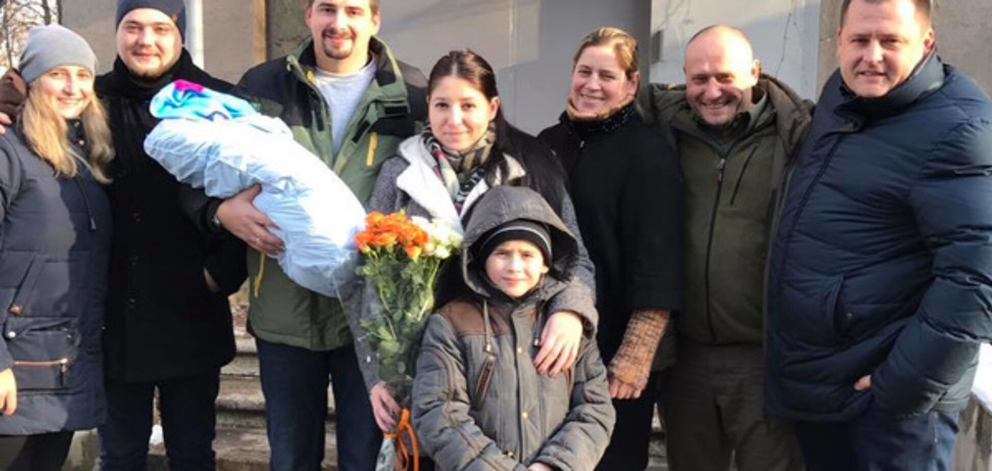 Дмитрий Ярош и семья