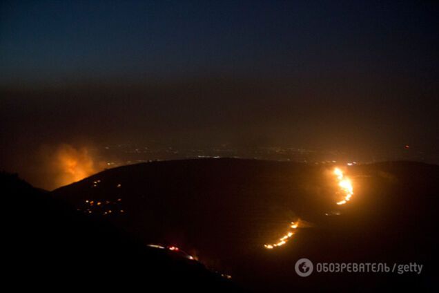 Пожары в Израиле