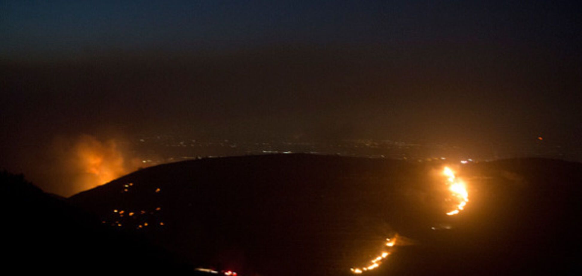 Пожары в Израиле