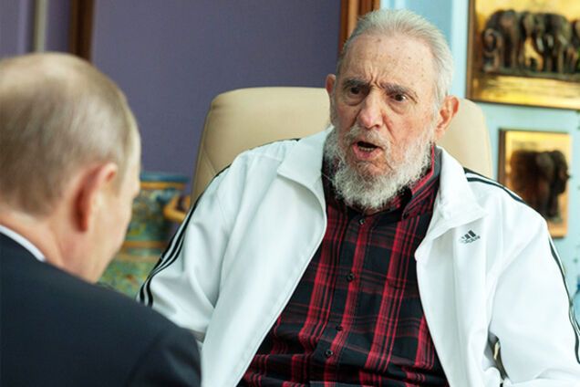 Путин и Кастро