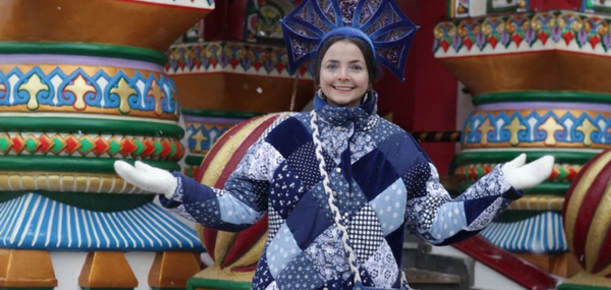 Безгодова в кокошнике