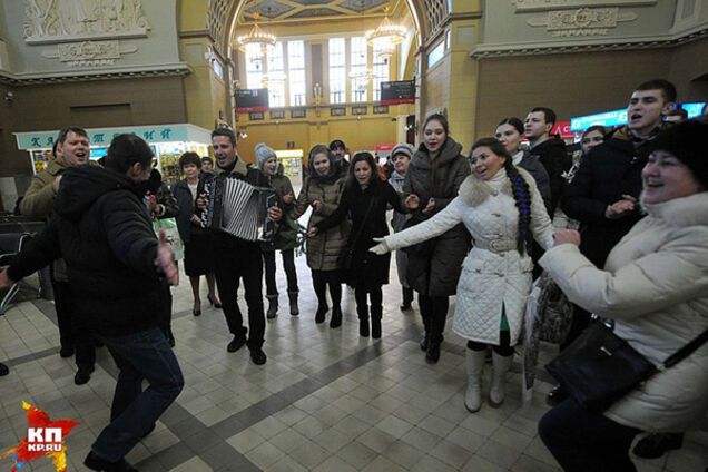 Флешмоб в Москве