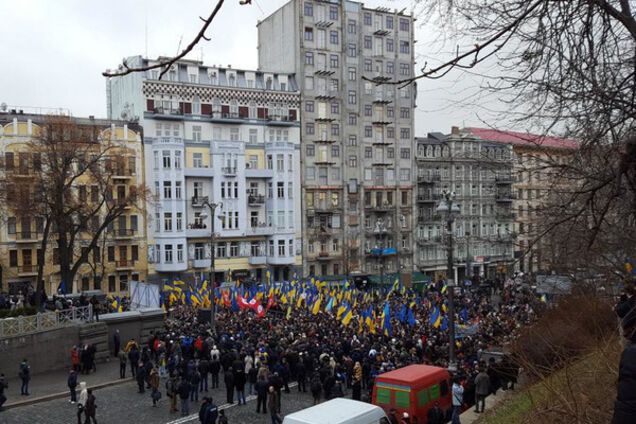 Мітинг Саакашвілі у Києві