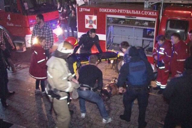 Пожар в клубе Львова