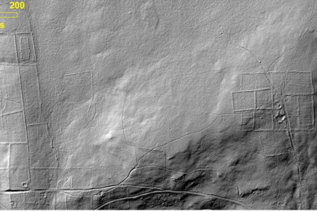 Снимок из космоса стоянки каменного века в США