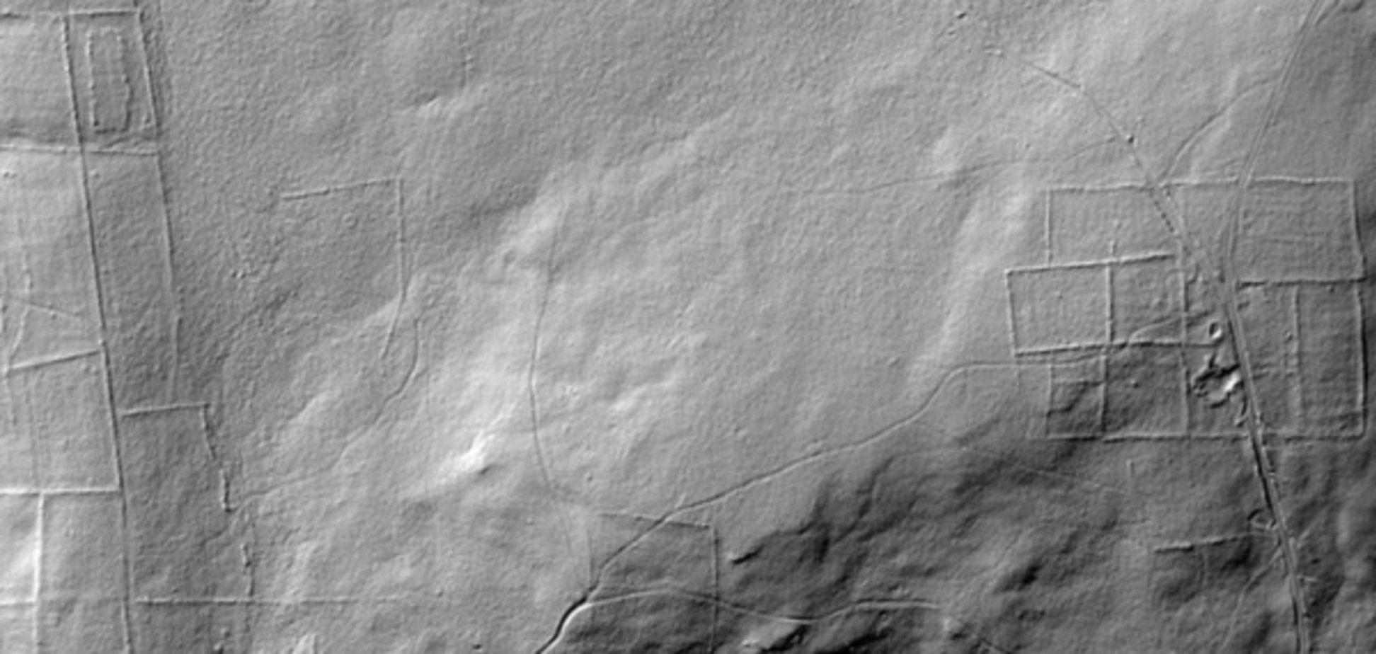 Снимок из космоса стоянки каменного века в США