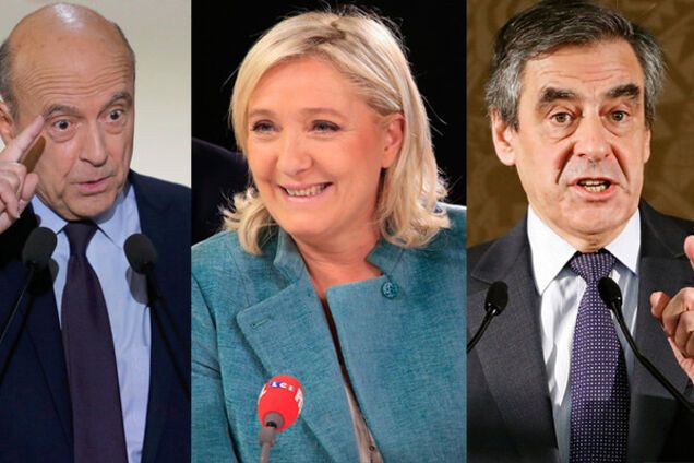 Жюппе, Фийоном и Ле Пен