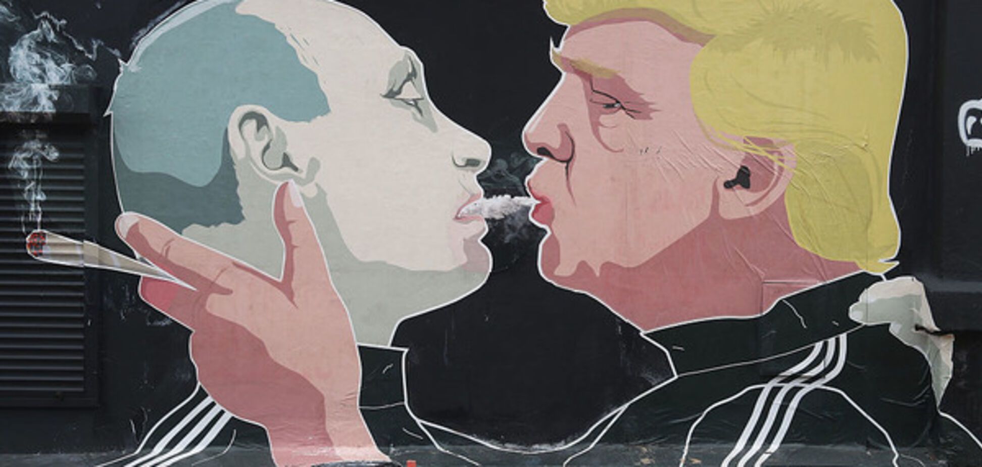 Графіті Путін і Трамп