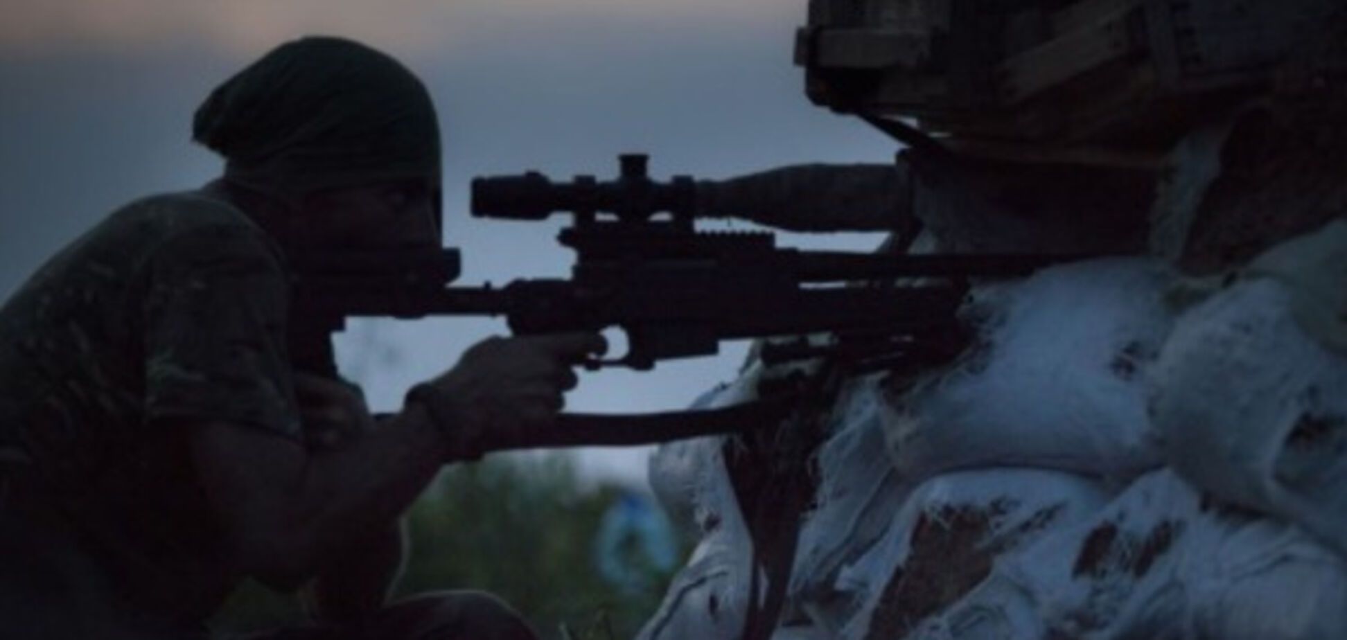 Ночная перестрелка на Донбассе