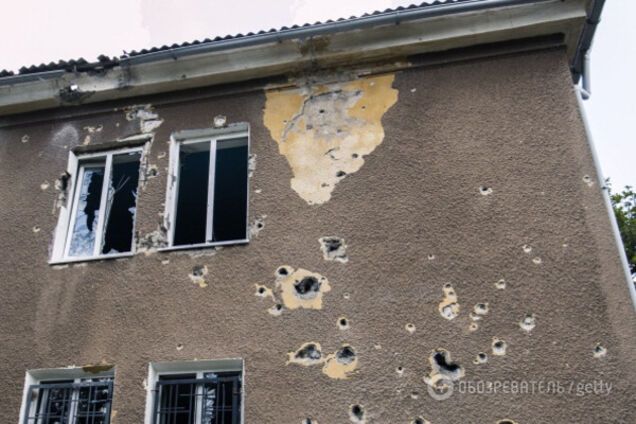 обстрел на Донбассе