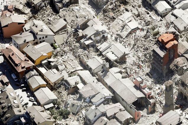 Землетрясение в Италии