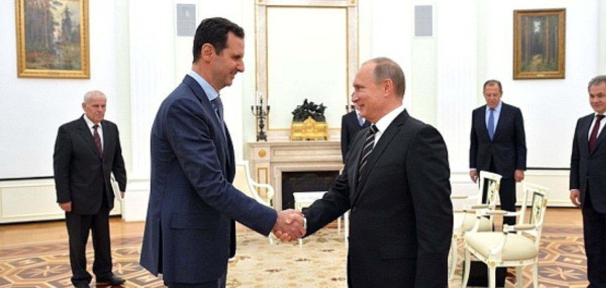 Башар Асад и Владимир Путин