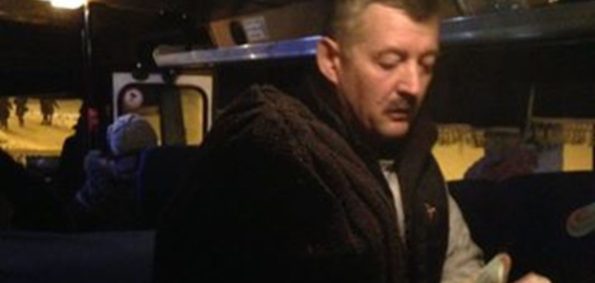 Водитель, похожий на Гиркина