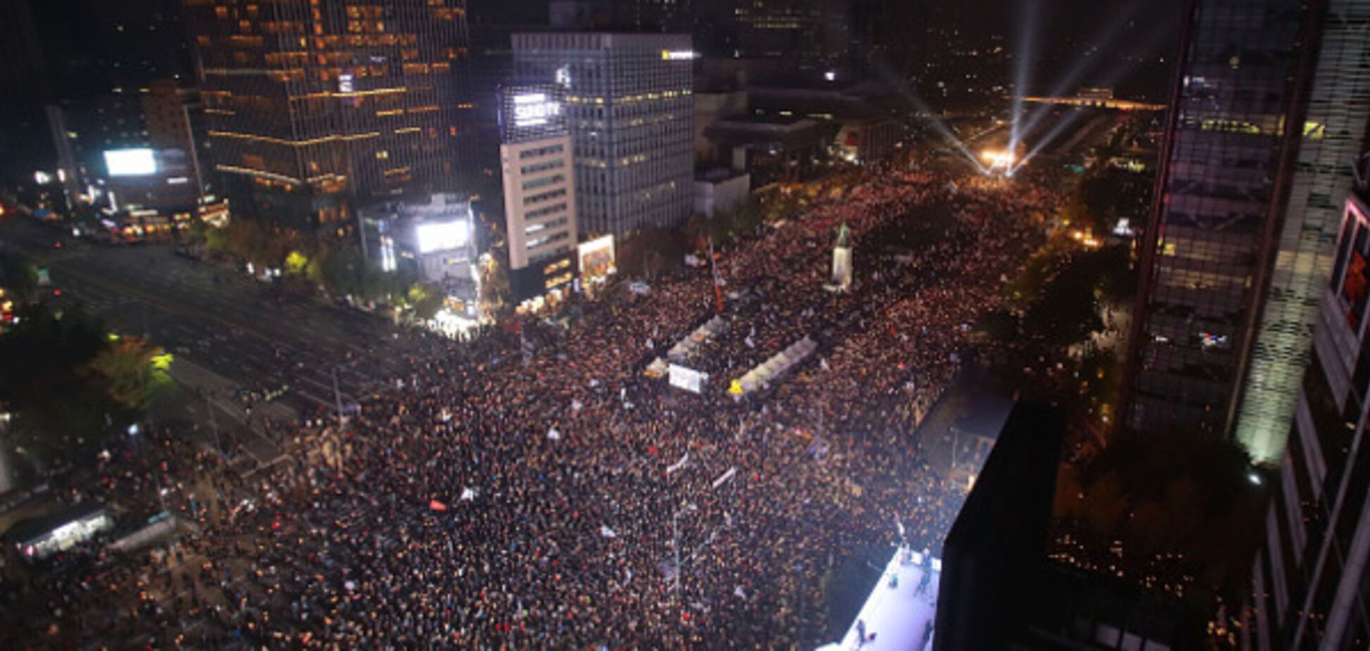 Протесты в Южной Корее