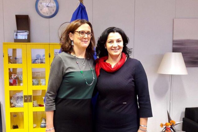 Сесилия Мальмстрем и Иванна Климпуш-Цинцадзе