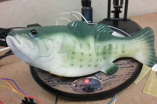 Сувенир поющая рыба