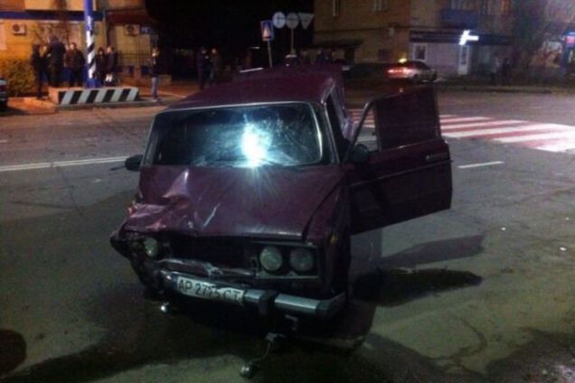 В Запорожской области столкнулись два легковых авто