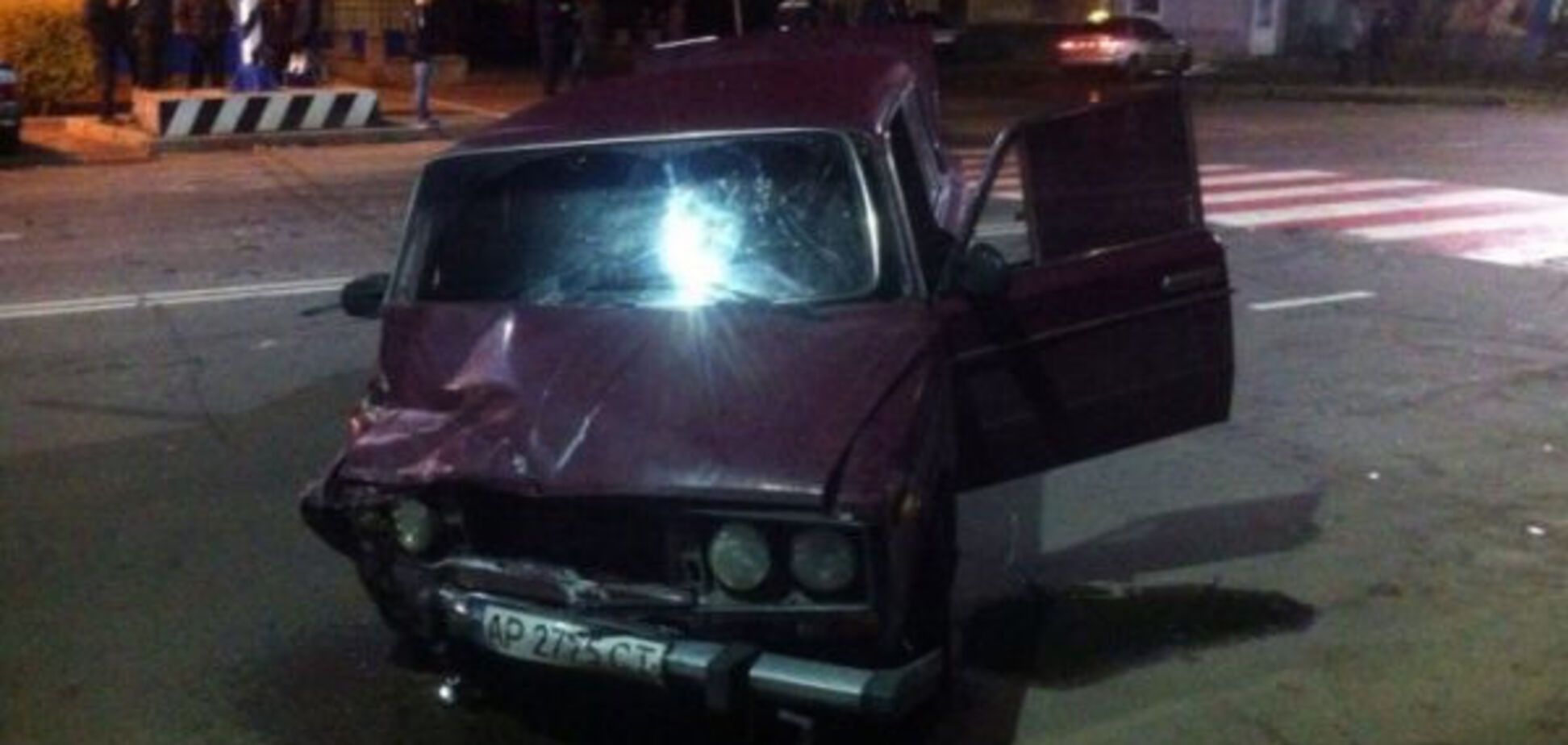 В Запорожской области столкнулись два легковых авто