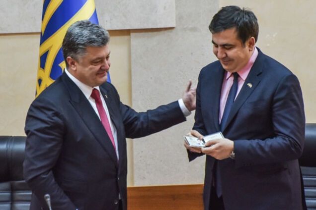 Петр Порошенко и Михеил Саакашвили