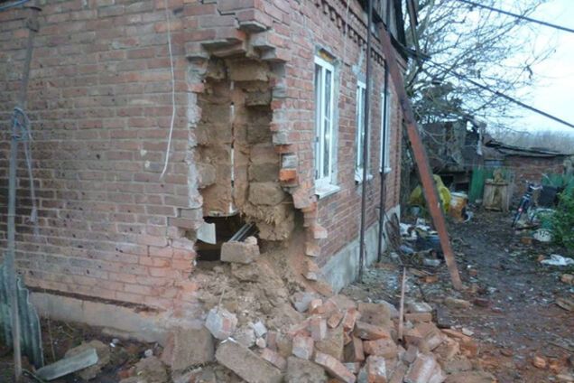 Последствия обстрела Торецка и Красногоровки