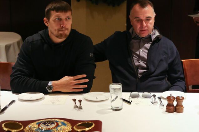 Александр Усик и Эгис Климас