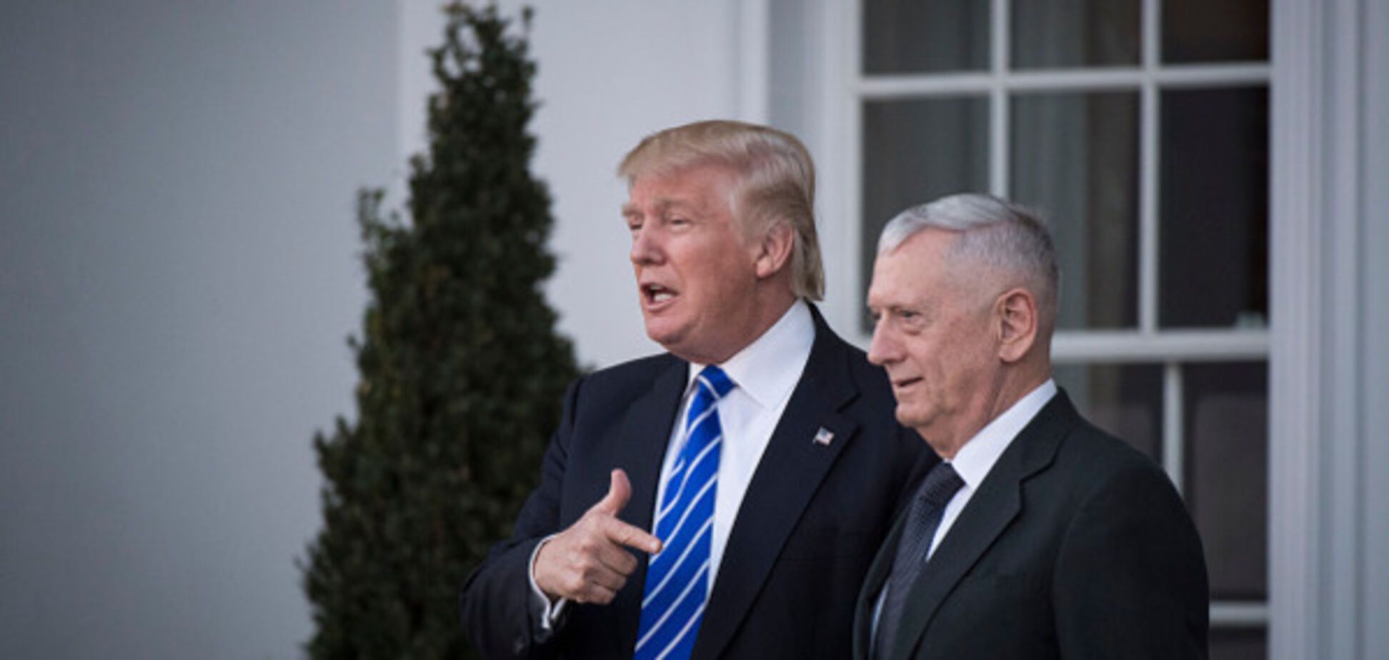 Дональд Трамп и Джеймс Мэттис