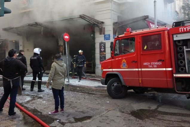 Взрыв в Афинах