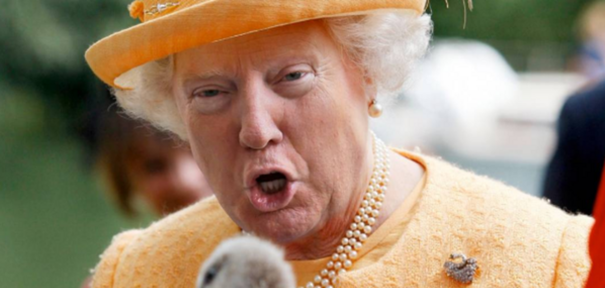 'Скрестил' Трампа и королеву Великобритании: дизайнер позабавил сеть необычными фото