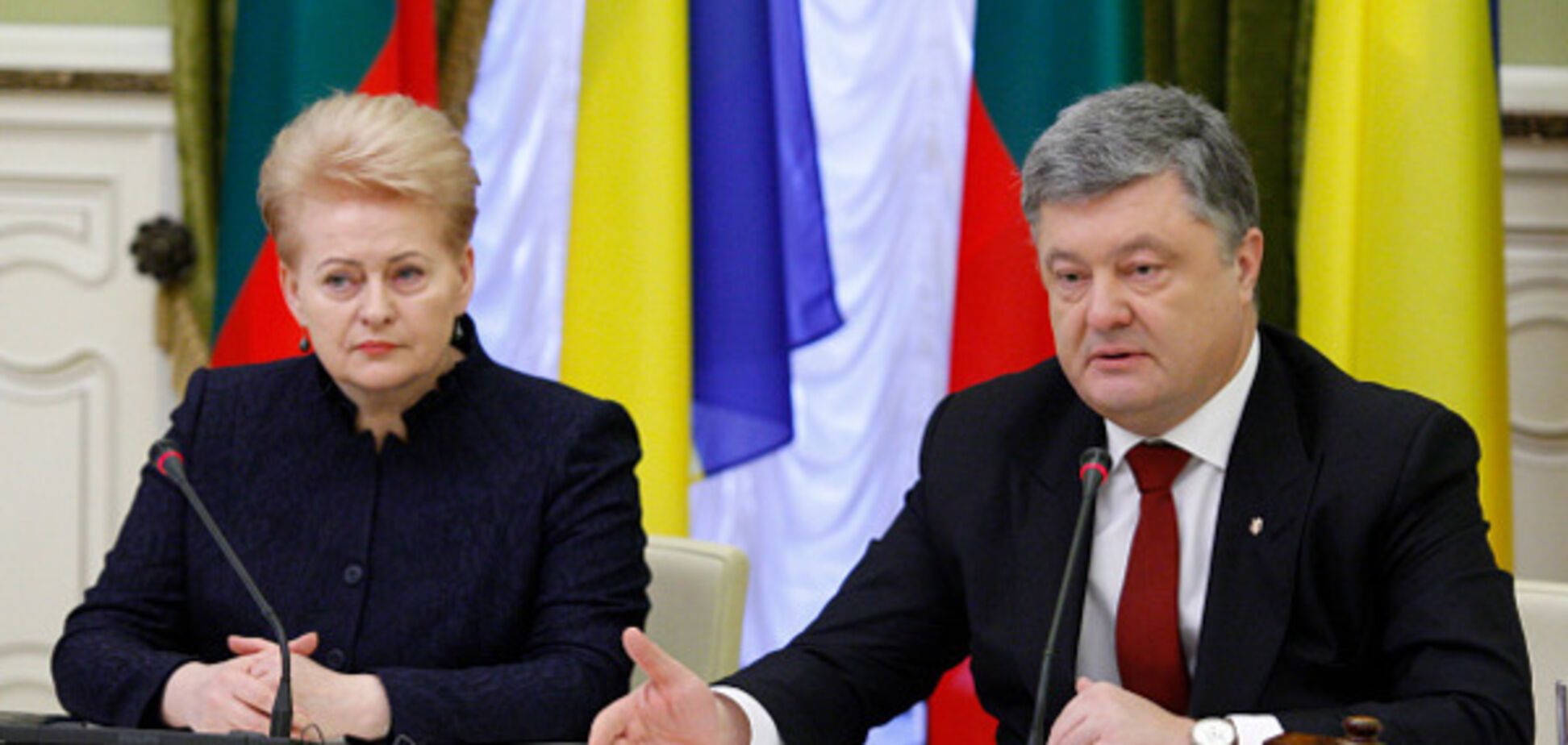 даля грибаускайте и петр порошенко