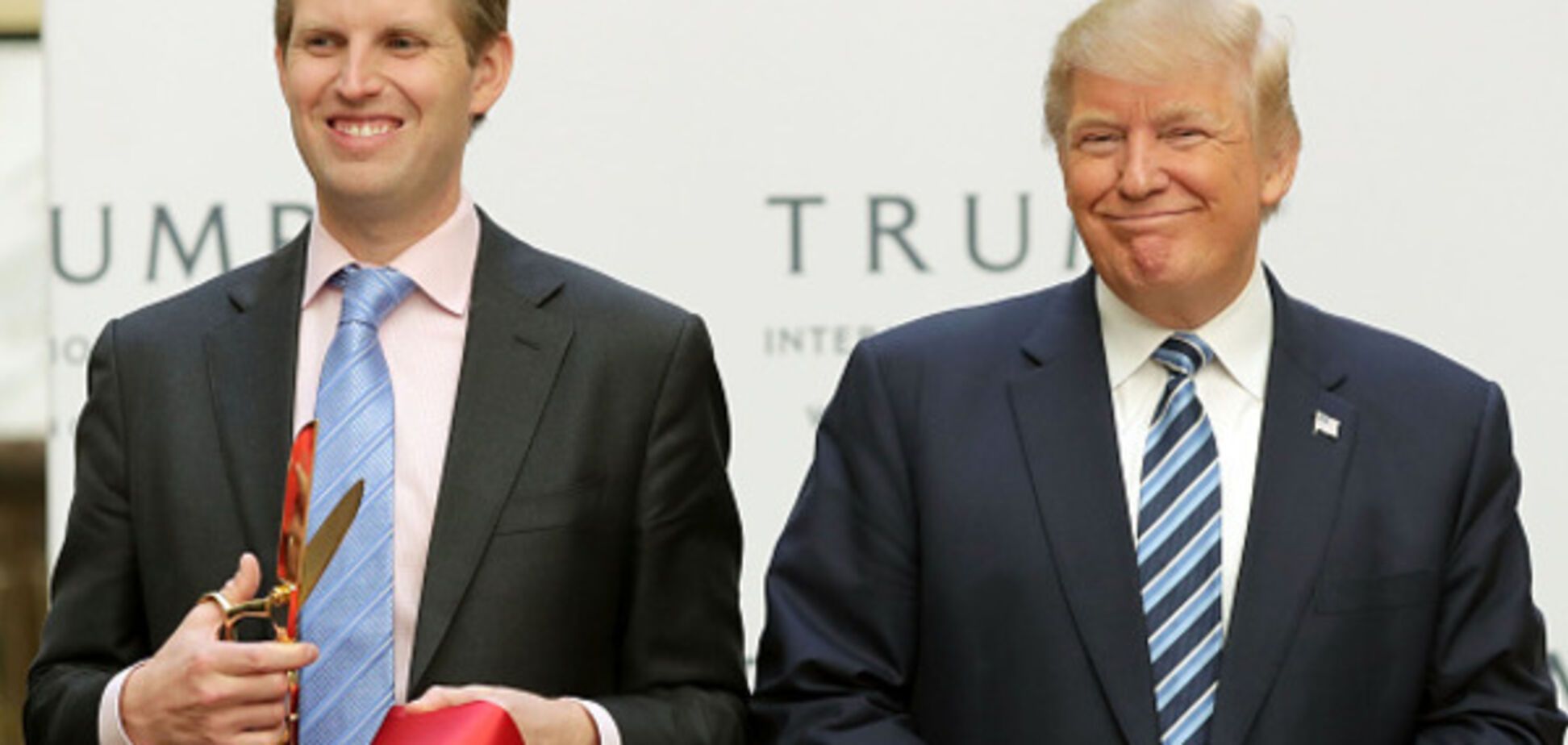 Дональд Трамп с сыном Эриком