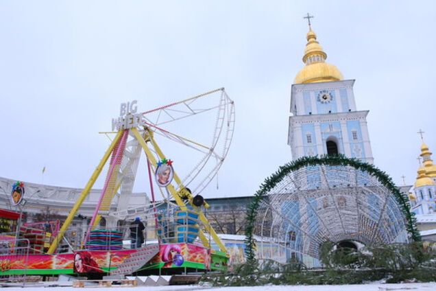 колесо обозрения в Киеве