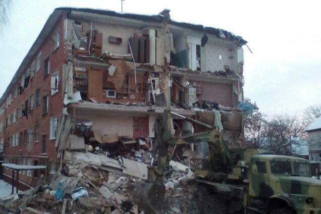 Обвал общежития