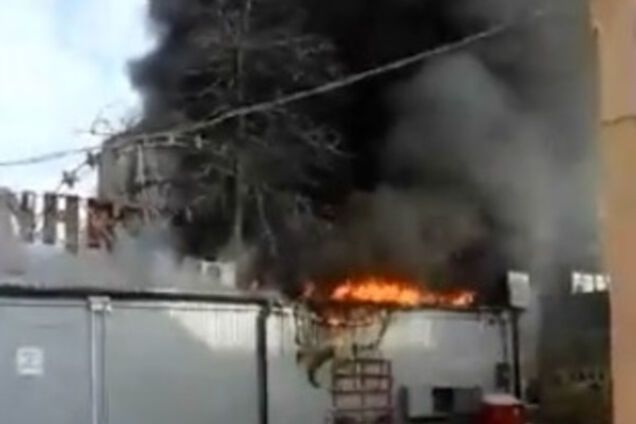 пожар в Борисполе