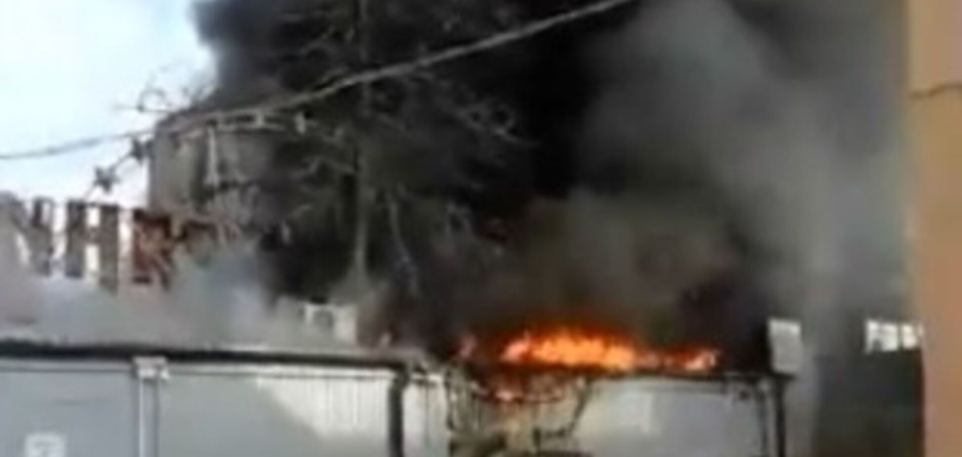 пожар в Борисполе