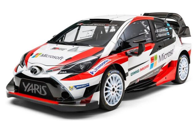 Раллийный хэтчбек Toyota Yaris