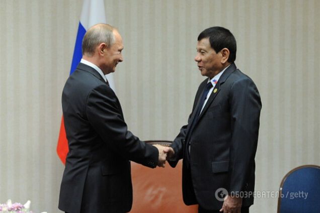 Путин и Дутерте
