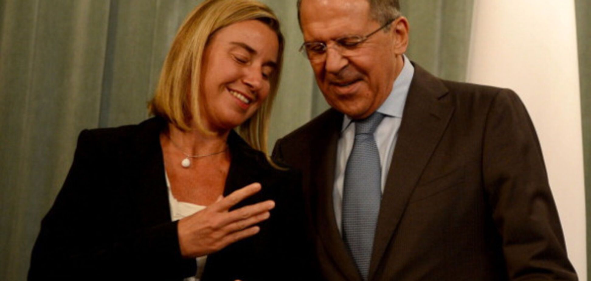Федерика Могерини и глава МИД РФ Сергей Лавров