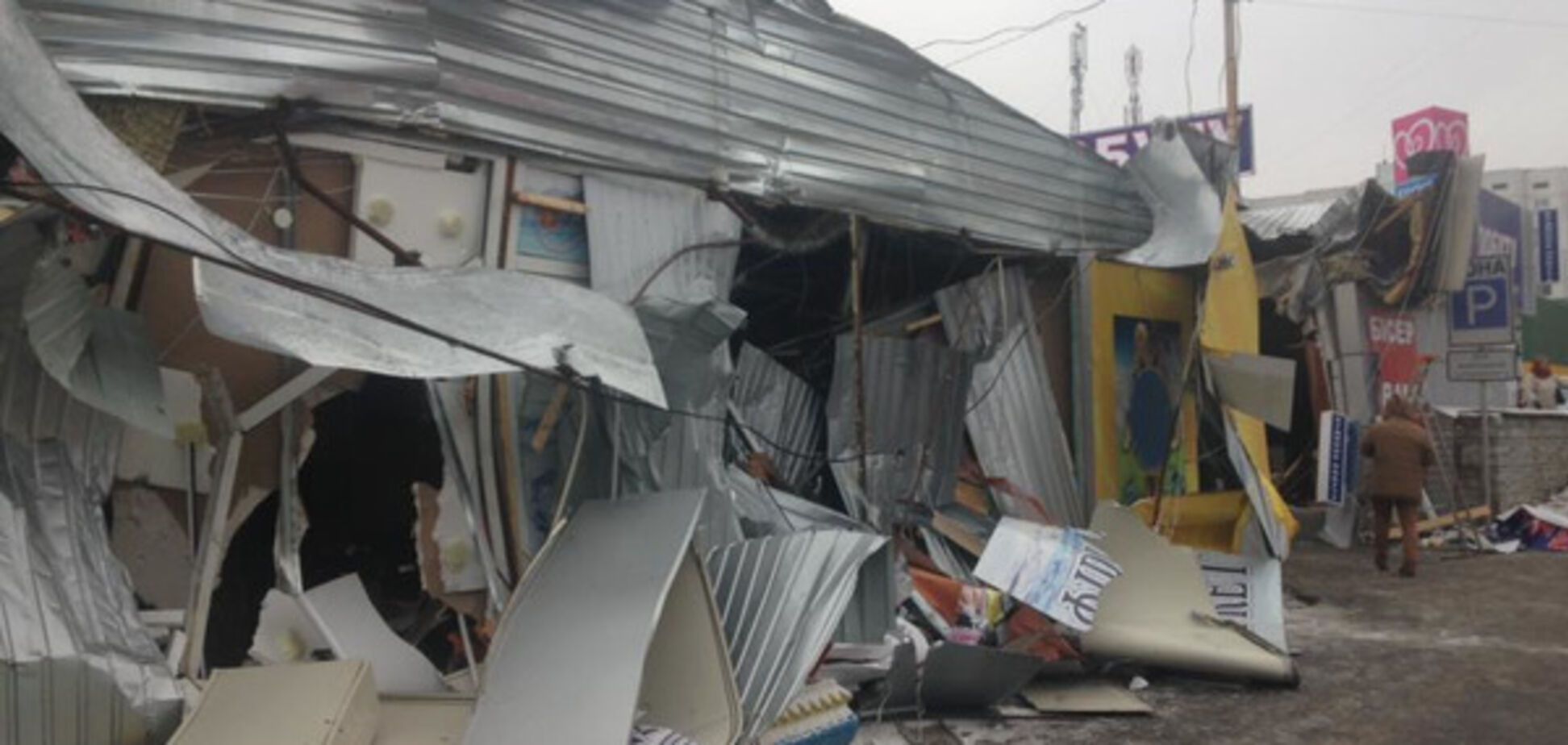 Разгром рынка на Оболони