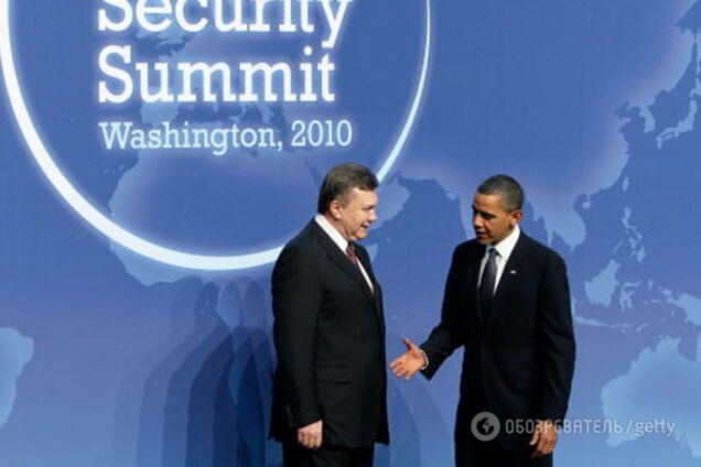 Виктор Янукович и Барак Обама