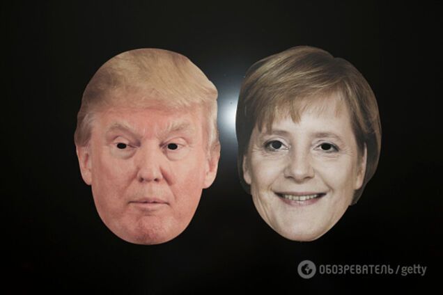 Трамп и Меркель