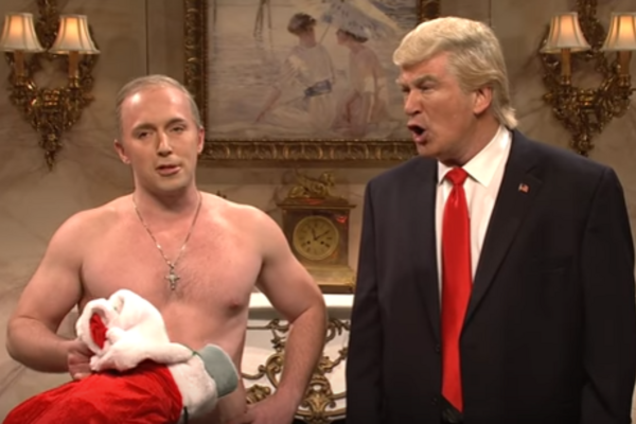 Пародия на Путина и Трампа