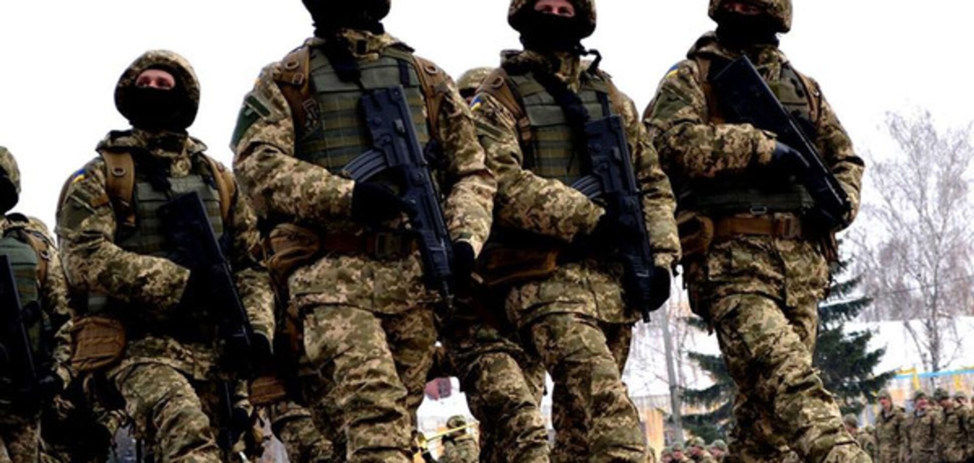 Бойцы Вооруженных сил Украины