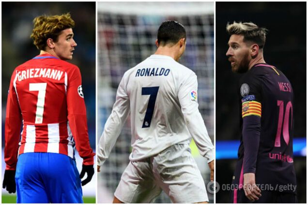 Гризманн и Роналду