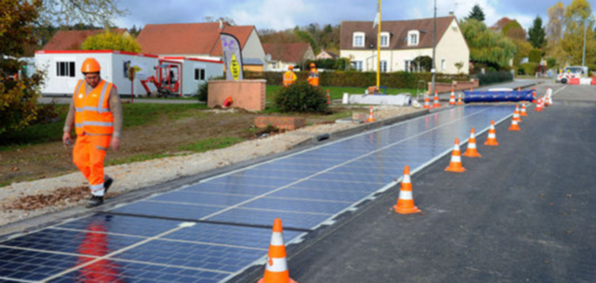 Wattway, дорога из панелей солнечных батарей