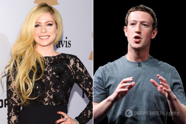 Аврил Лавин, Марк Цукерберг