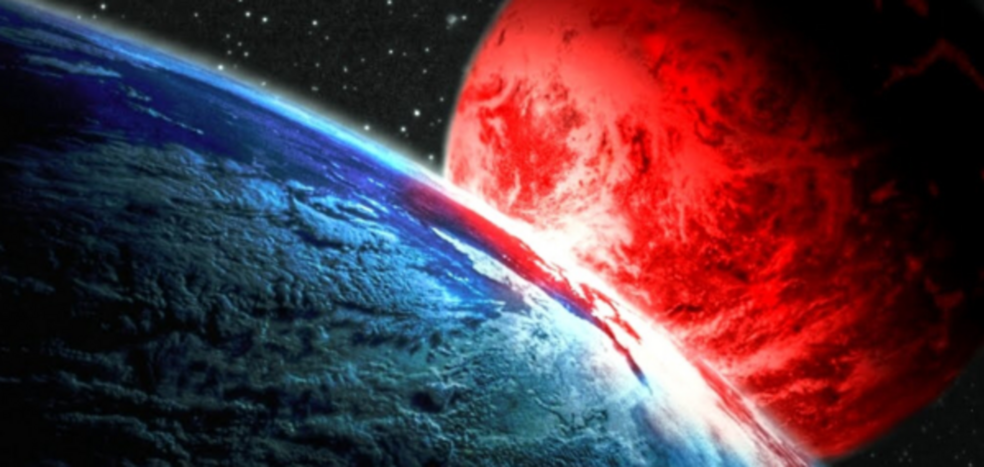 Иллюстрация: Земля и Нибиру