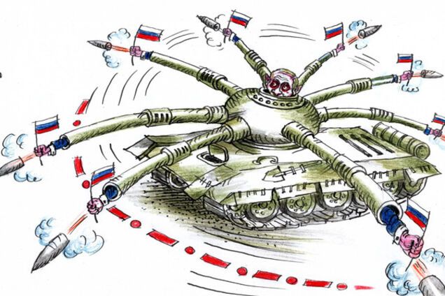 Карикатура на Путіна