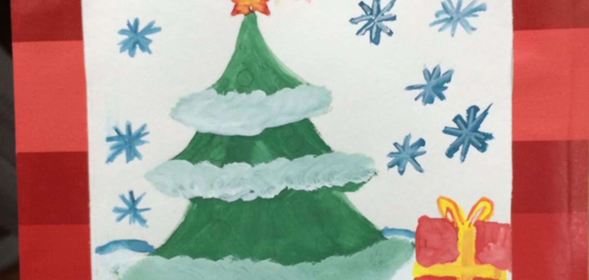 Возвращайтесь живыми: ребенок с Донбасса сделал открытку для сил АТО