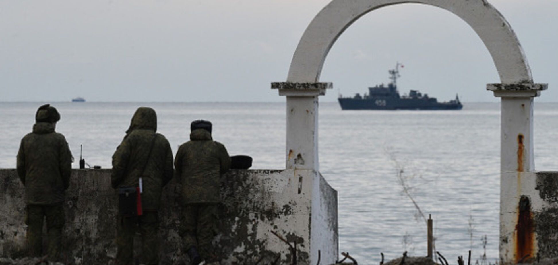 Место крушения Ту-154