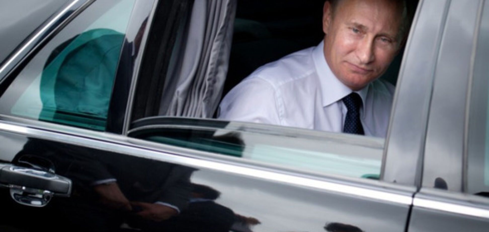 Путин в лимузине